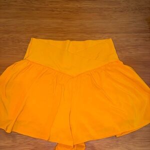 Aerie High-Waisted Orange Shorts